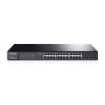 TP-LINK JetStream 24-Port Gigabit Smart Managed L2/L3 Gigabit Ethernet (10/100/1000) Black 1U Power over Ethernet (PoE)