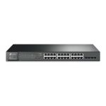 TP-LINK JetStream 24-Port Gigabit Smart PoE+ Switch with 4 SFP Slots