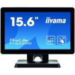 iiyama ProLite T1633MC-B1 touch screen monitor 39.6 cm (15.6") 1366 x 768 pixels Black Multi-touch Multi-user