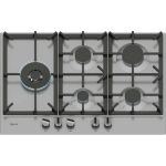 Neff T27CIS8N0 hob Black, Stainless steel Built-in 75 cm Gas 5 zone(s)