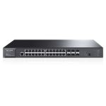 TP-LINK JetStream 28-Port Gigabit Stackable L3 Managed Network Switch