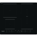 Hotpoint CleanProtect TB 2460B CPNE hob Black Built-in 59 cm Ceramic 4 zone(s)
