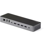StarTech.com Thunderbolt 3 Dock w/ USB-C Host Compatibility - Dual 4K 60Hz DisplayPort 1.4 or Dual H