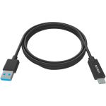 Vision TC 1MUSBCA/BL USB cable 1 m USB 3.2 Gen 1 (3.1 Gen 1) USB A USB C Black