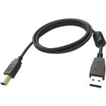 Vision TC 5MUSB/BL USB cable 5 m USB 2.0 USB A USB B Black