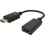 Vision TC-DPHDMI/BL video cable adapter HDMI Type A (Standard) DisplayPort Black