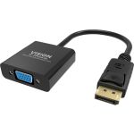 Vision TC-DPVGA/BL video cable adapter DisplayPort VGA (D-Sub) Black