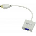 Vision TC-HDMIVGA video cable adapter VGA (D-Sub) HDMI Type A (Standard) White