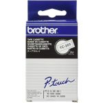 Brother TC-201 DirectLabel black on white 12mm x 7,7m for Brother P-Touch TC 9-12mm