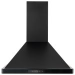 electriQ 60cm Traditional Chimney Hood with Touch Control - Black