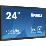 iiyama 23.8” 10pt Optical Bonded PCAP Open Frame Touch monitor with IPS panel technology, edge-to-edge glass design, anti-fingerprint coating and metal housing