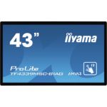 iiyama ProLite TF4339MSC-B1AG computer monitor 109.2 cm (43") 1920 x 1080 pixels Full HD LED Touchsc