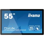 iiyama TF5538UHSC-B2AG signage display 139.7 cm (55") IPS 4K Ultra HD Touchscreen Interactive flat panel Black