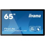 iiyama TF6538UHSC-B1AG signage display 165.1 cm (65") LED 4K Ultra HD Touchscreen Interactive flat panel Black