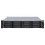 QNAP TL-R1200S-RP HDD/SSD enclosure Black, Grey 2.5/3.5"