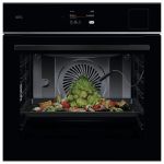 AEG 8000 Series MealAssist Electric Single Oven with SteamPro - Black