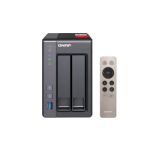 QNAP TS-251+ NAS Tower Ethernet LAN Black J1900