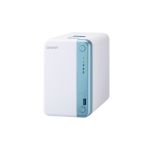 QNAP TS-251D J4005 Ethernet LAN Tower Blue, White NAS