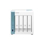 QNAP TS-431K NAS Tower Ethernet LAN Blue, White Alpine AL-214