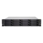 QNAP TS-h1283XU-RP-E2236-32G 24TB 12x2TB Seagate IronWolf Pro 12 Bay NAS Rackmount Rack (2U) Ethernet LAN Black, Grey E-2236