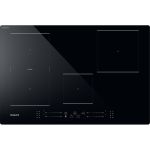 Hotpoint TS 6477C CPNE Black Built-in 77 cm Zone induction hob 4 zone(s)