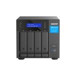 QNAP TVS-H474 NAS Tower Intel Pentium G7400 8 GB DDR4 0 TB QuTS hero Black
