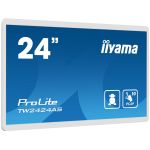 iiyama TW2424AS-W1 Signage Display Digital signage flat panel 60.5 cm (23.8") Wi-Fi 250 cd/m² 4K Ultra HD Black Touchscreen Built-in processor Android 24/7