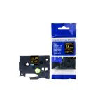 CTS Wholesale Comp Brother P-Touch TZe-324 Labelling Tape Cassette Gold on Black also for TZ-324