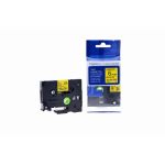 CTS Wholesale Comp Brother P-Touch TZe-611 Labelling Tape Cassette Black on Yellow also for TZ-611