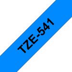 Brother TZE-541 DirectLabel black on blue Laminat 18mm x 8m for Brother P-Touch TZ 3.5-18mm/36mm/6-18mm/6-24mm/6-36mm