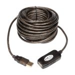 Tripp Lite USB 2.0 Hi-Speed Active Extension Cable (A M/F), 4.88 m (16-ft.)