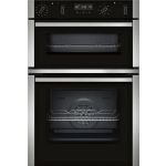 Neff U2ACM7HH0B oven 71 L Black, Stainless steel