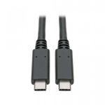 Tripp Lite USB-C to USB-C Cable (M/M) - 3.1, 5 Gbps, 5A Rating, Thunderbolt 3 Compatible, 0.91 m