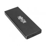 Tripp Lite USB 3.1 Gen 2 (10 Gbps) USB-C to M.2 NGFF SATA SSD (B-Key) Enclosure Adapter with UASP Support, Thunderbolt 3 Compatible