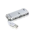 ATEN UH275Z-AT-E interface hub USB 2.0 480 Mbit/s Silver