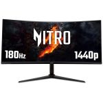 Acer NITRO XZ2 Nitro XZ342CUV3 - 34" UltraWide Quad HD (3440x1440), Curved 1500R, 180Hz, 1ms, HDR400, AMD FreeSync Premium Gaming Monitor