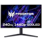 Acer Predator X27UX1 QD-OLED gaming monitor - 26.5", QD-OLED, Quad HD, 240Hz, 0.03ms, FreeSync Premium Pro, DisplayHDR 400 True Black, HDMI & DP