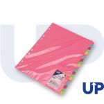 CTS Wholesale UP Subject Divider A4 20 Part Pastel