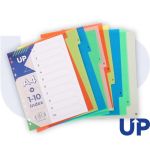 CTS Wholesale UP Index Polypropylene A4 1-10 White