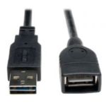 Tripp Lite Universal Reversible USB 2.0 Hi-Speed Extension Cable (Reversible A to A M/F), 0.31 m