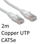TARGET RJ45 (M) to RJ45 (M) CAT5e 2m White OEM Moulded Boot Copper UTP Network Cable