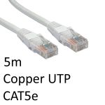 TARGET RJ45 (M) to RJ45 (M) CAT5e 5m White OEM Moulded Boot Copper UTP Network Cable
