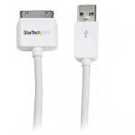 StarTech.com 3m (10 ft) Long Apple 30-pin Dock Connector to USB Cable for iPhone / iPod / iPad with Stepped Connector