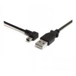 StarTech.com 3 ft Mini USB Cable - A to Left Angle Mini B