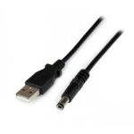 StarTech.com USB to 5.5mm power cable - Type N barrel - 2m