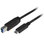 StarTech.com USB315CB2M USB cable 2 m 3.2 Gen 1 (3.1 Gen 1) USB C USB B Black