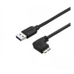 StarTech.com Slim Micro USB 3.0 Cable - M/M - Right-Angle Micro-USB - 1m (3ft)