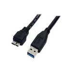 StarTech.com 0.5m (1.5ft) Black SuperSpeed USB 3.0 Cable A to Micro B - M/M