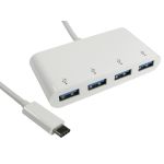 OEM USB-C to 4 USB 3.0 Port Hub White