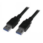 StarTech.com 6 ft Black SuperSpeed USB 3.0 Cable A to A - M/M
